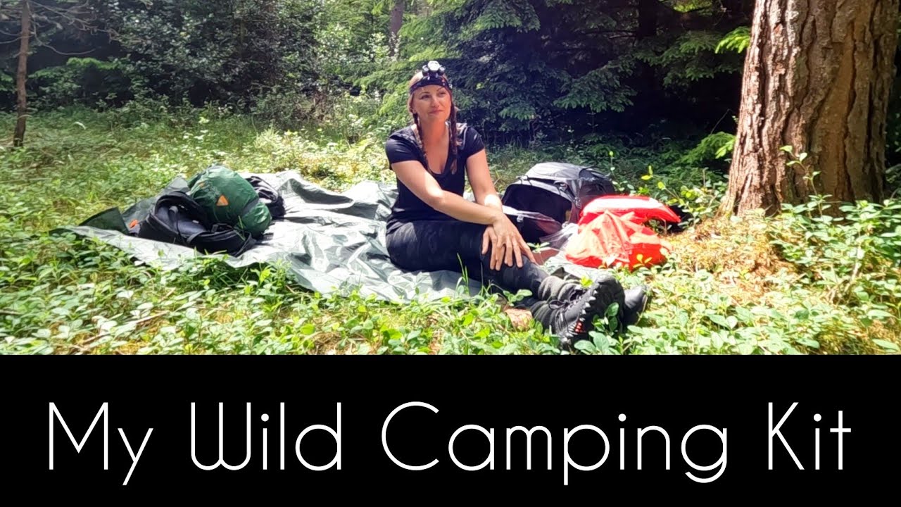 My wild Camping Kit and tips to packing lighter. YouTube