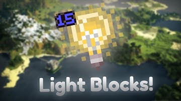 New Minecraft 1.17 Light Blocks (Java Edition)