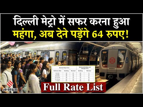 Delhi Metro Fare Increased, Airport Express Line के लिए भी देना पड़ेगा भारी किराया| Full Rate DMRC