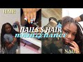 NAILS $ HAIR MAINTENANCE 🎀💅🏾 | RAW & UNCUT....😰