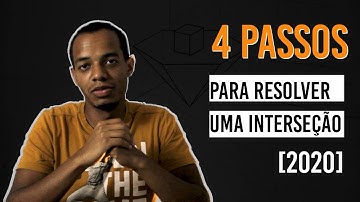 INTERSEÇÕES: 4 Passos para SEMPRE Resolver [2020]