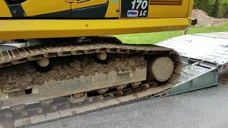 Demo Komatsu Loading on Felling Trailer