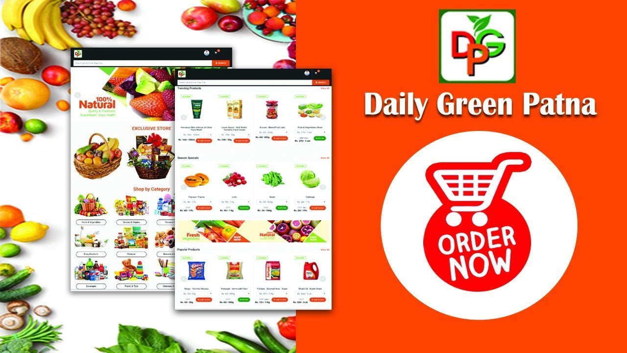 onlinegrocery daily_green_patna YouTube