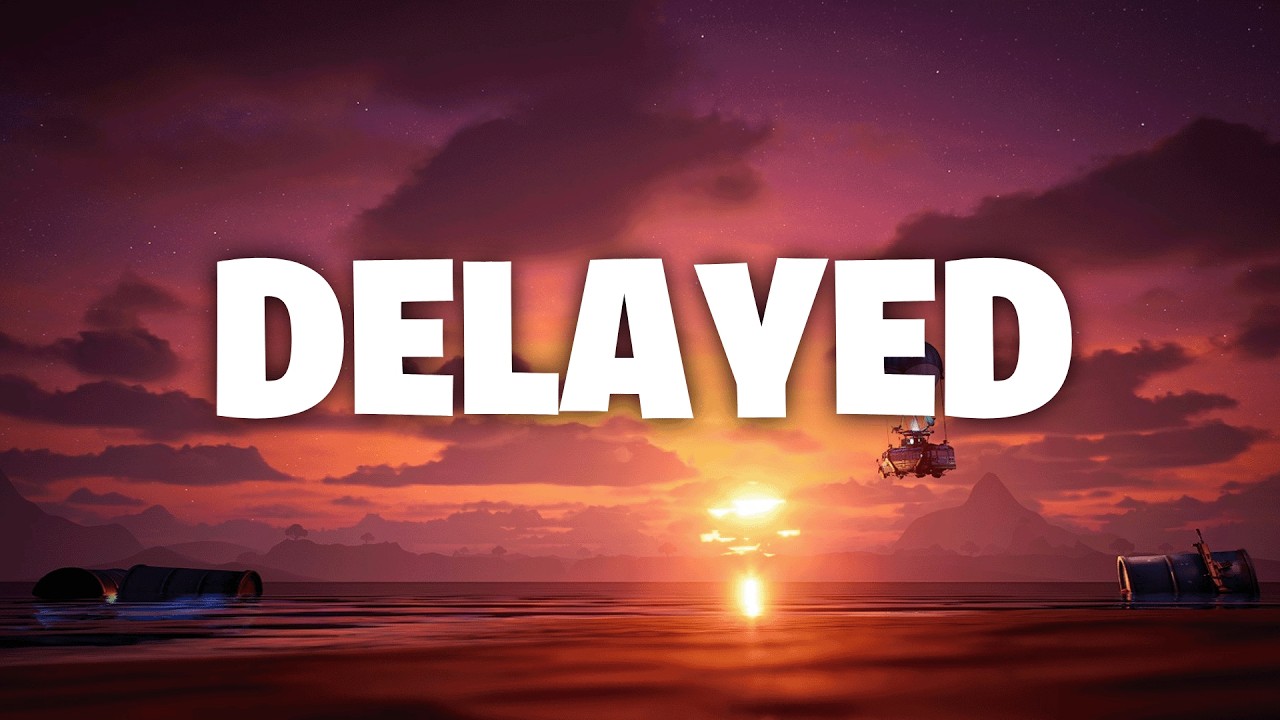 Fortnite DELAYED Update - YouTube