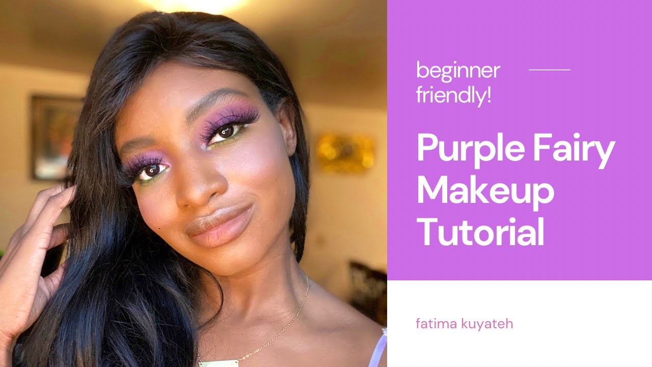 Purple Fairy Makeup Tutorial Dark Skin