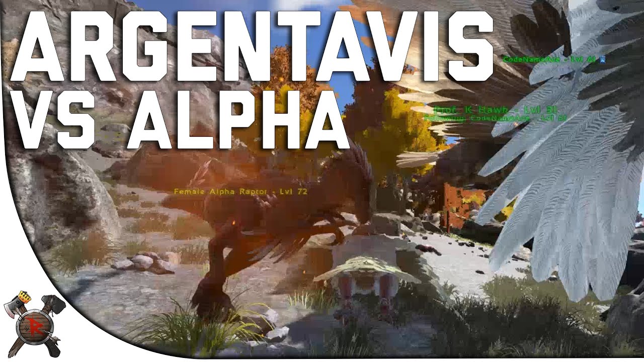 Alpha Raptor Vs Raptor ARGENTAVIS VS ALPHA RAPTOR! - Ark Survival Evolved PVP Server (Season 4 ...