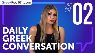 Masculine Indefinite Article/Pronoun Enas in Greek | Daily Conversations #2