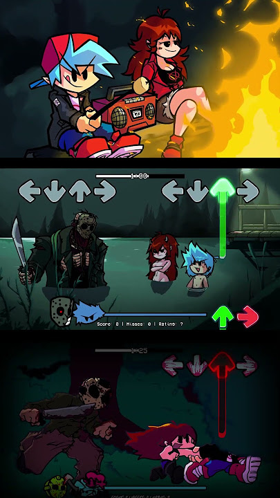 BF Vs Jason Voorhees | 13th Friday Night | Horrir Story #fnf #fnfmod #fridaynightfunkin