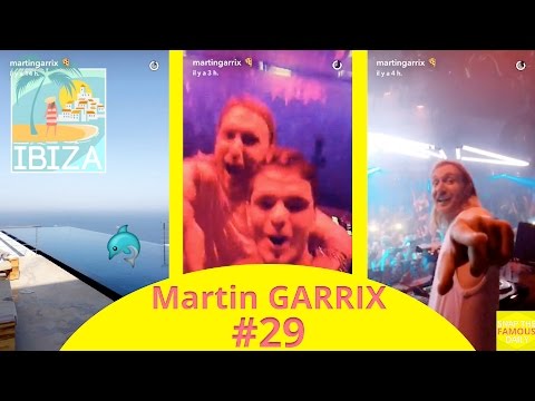 Martin Garrix mixing in Ibiza with David Guetta - snapchat - august 18 2016