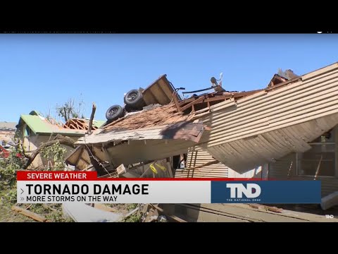 Tornado damage: More storms on the way