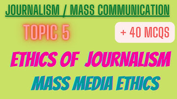Journalism / Mass Communication Topic 5 (PPSC-FPSC-CSS-NTS) Exam Preparation