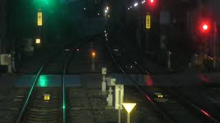 JR奈良線 210729 複線化工事・201系・205系 夜に入って暗め