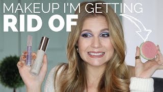 MAKEUP DECLUTTER// Products that I'm getting rid of
