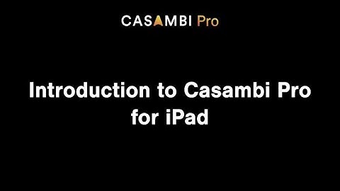 An Introduction to Casambi Pro App for iPad