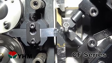 Compression spring W.D 1.2mm｜CNC Compression Spring Machine CF-330｜YHM