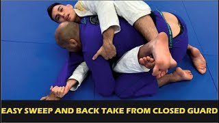 Easy Sweep And Back Take From Closed Guard by Giancarlo Bodoni