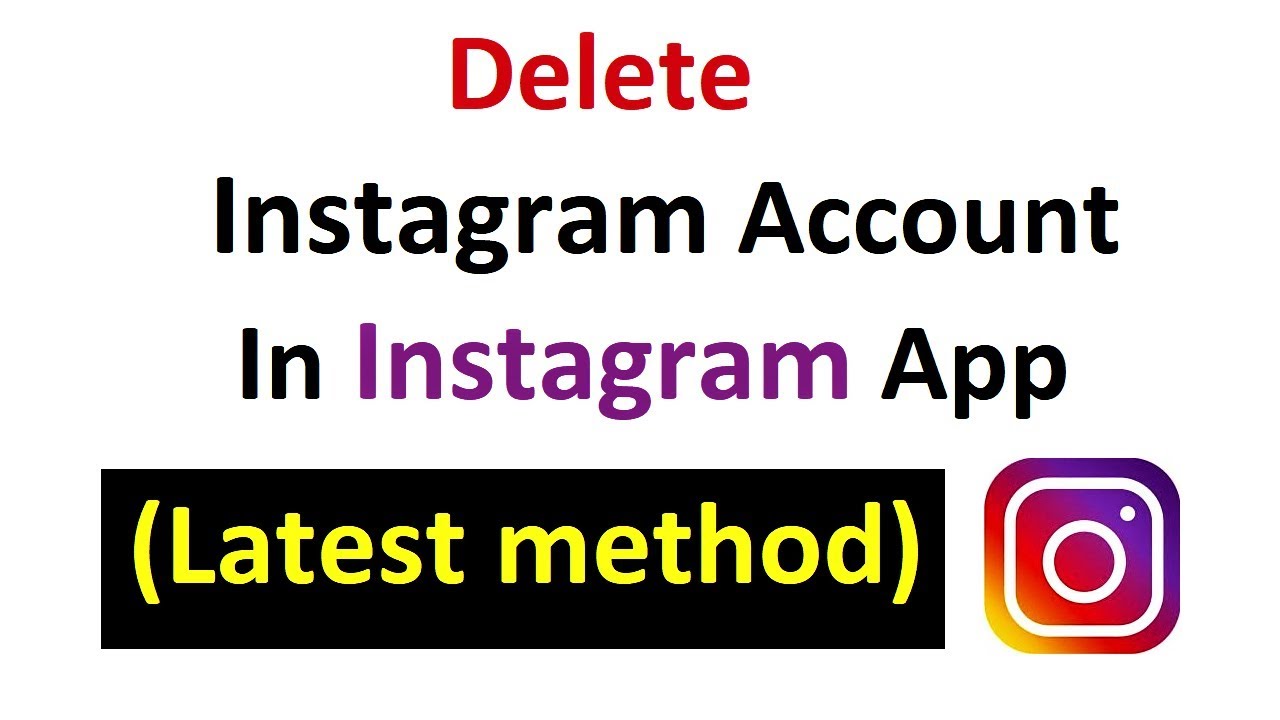 how to delete instagram account ( Instagram Trick #12) - YouTube