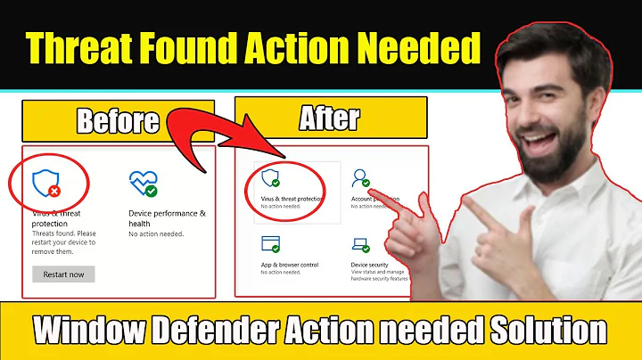 How to fix windows defender action needed problem & threat protection issue - DayDayNews