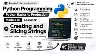 Details Python Program – Creating and Slicing Strings | Module 03, Lesson 01 | Python Basics to Production News