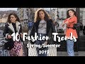 10 Fashion Trends for Spring/Summer 2019! Lookbook/ Try-on |  EBONI + IVORY