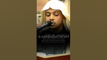 ﴿ يَاعِبَادِ لَا خَوْفٌ عَلَيْكُمُ الْيَوْمَ ﴾ تلاوة عراقية آسرة للشيخ عمر الدريويز 🤍