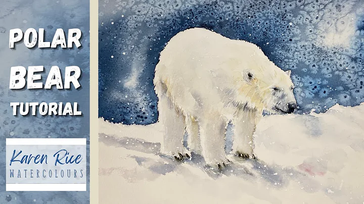 No Masking Fluid! No Problem!! Polar Bear Watercol...