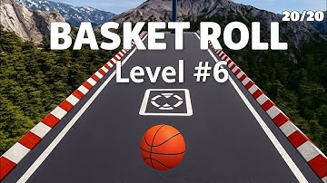 Basket Roll : Rolling Ball Game By Tsybasco Gameplay [Android/ iOS] [Level:6]