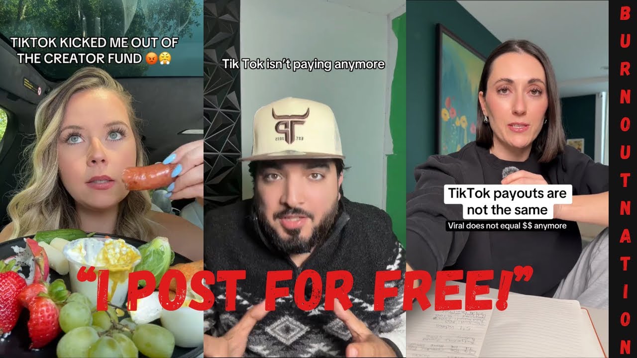 Tiktokers Are No Longer Getting Paid For Content!