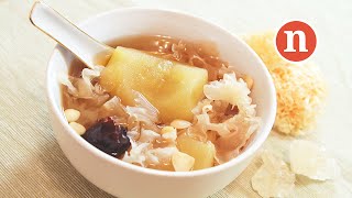 Apple and Snow Fungus Soup [Nyonya Cooking]