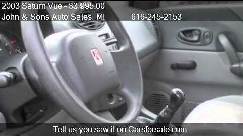 2003 Saturn Vue Base Fwd 4dr SUV for sale in Grand Rapids, M