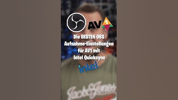 Die BESTEN Aufnahme Einstellungen in #OBS für #AV1 mit #Intel Quicksync
