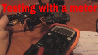 2005 2011 Cadillac STS Shifter repair, testing with a meter