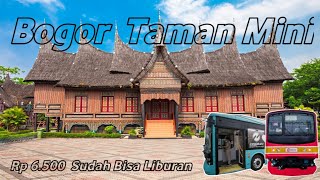 Bogor  Taman Mini naik KRL & Transjakarta | Anti Macet & Murah Meriah