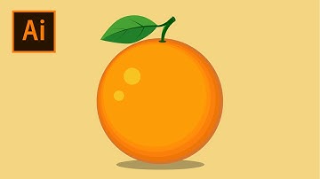 How To Create an Orange Fruit | Orange Vector Art | Adobe Illustrator CC