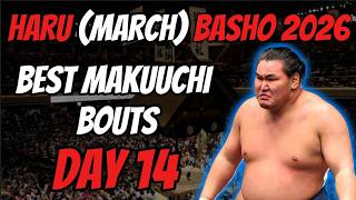 BEST BOUTS of DAY 14 | HARU (MARCH) Basho 2026 | Makkuchi Division | Sumo Wrestling in Japan