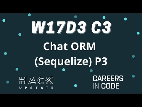 W17D3 C3: Chat ORM (Sequelize) P3