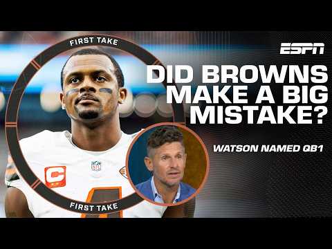 'An embarrassing decision!' 🗣️ - Dan O reacts to the Browns naming Deshaun Watson QB1 | First Take