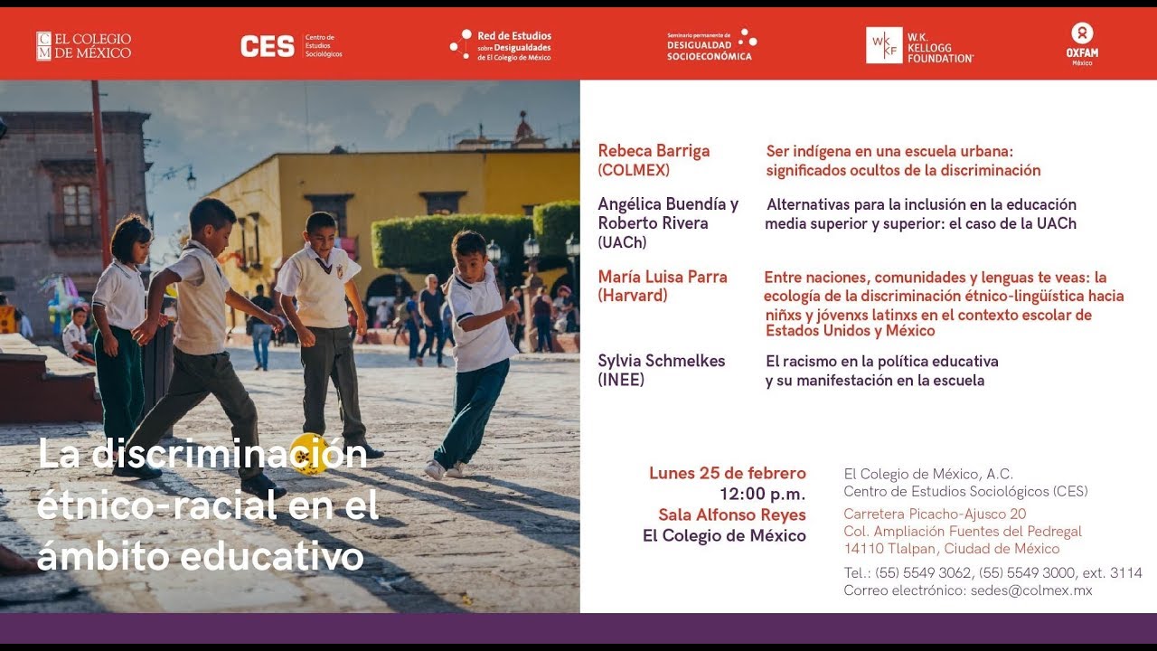 La discriminación étnico-racial en el ámbito educativo - YouTube