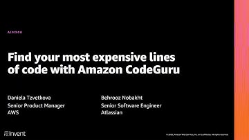 AWS re:Invent 2020: Find your most expensive lines of code with Amazon CodeGuru