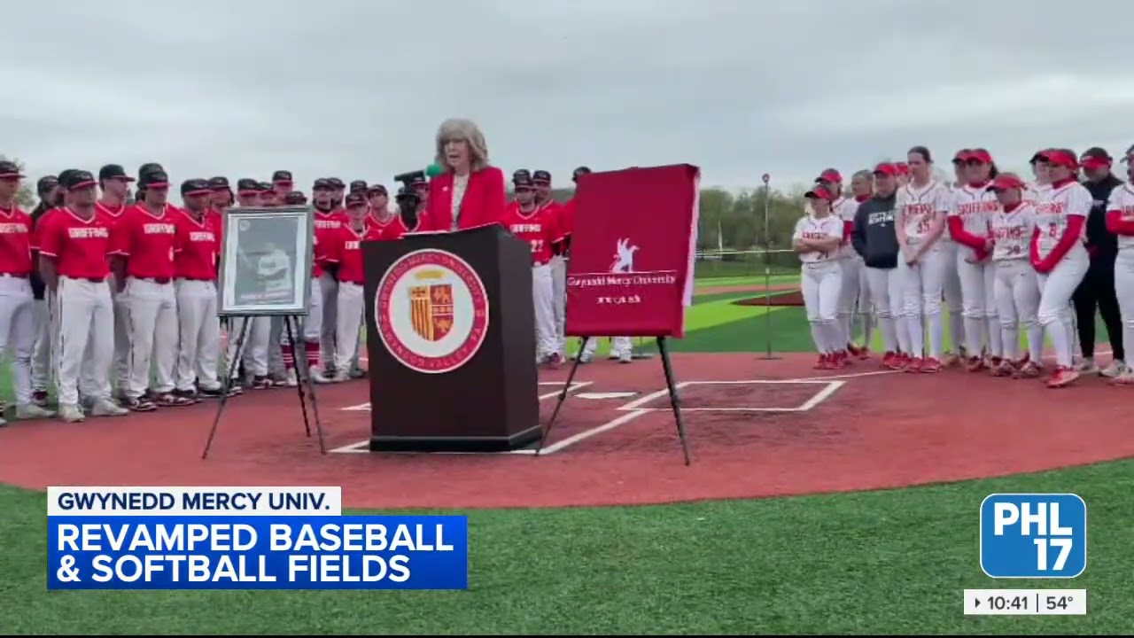 GMercyU Featured on PHL17 for Frank O. Genuardi Legends Fields Dedication