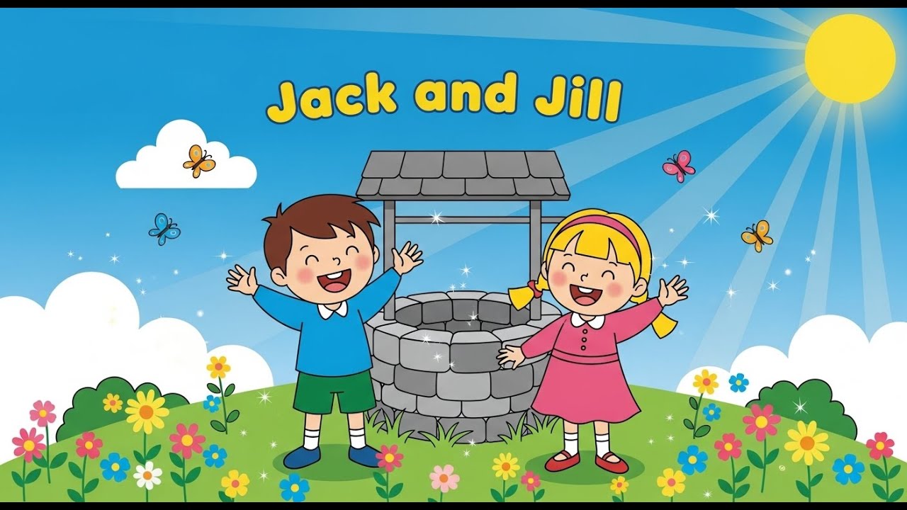 Jack and Jill Went Up the Hill | Classic Nursery Rhyme for Kids | 3D ...