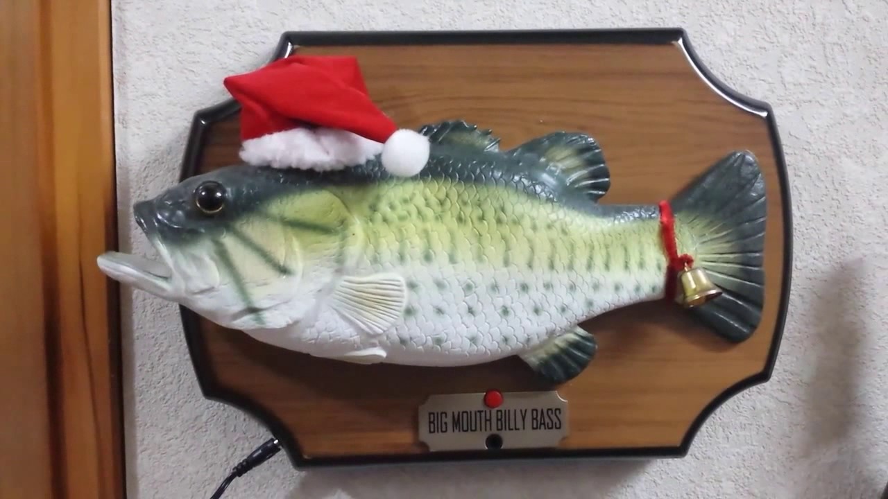 Big Mouth Billy Bass Sings For The Holidays クリスマス バス Youtube