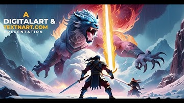 A Fight Between A Dragon and A Warrior #animation #graphicanimation#aftereffects #ai#digitalart