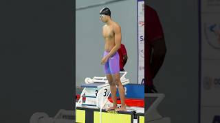 Rishabh Das won Silver in 50m Backstroke in 25.69s at 79th Senior National Swimming Championships26.
