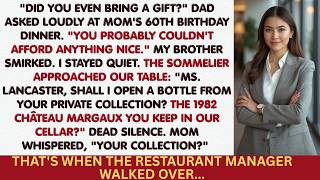 Mom’s 60th Birthday, Dad Said “You Can’t Afford the Gift”—Then the Sommelier Brought My Reserve Wine