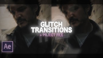 glitch transitions #2 | after effects