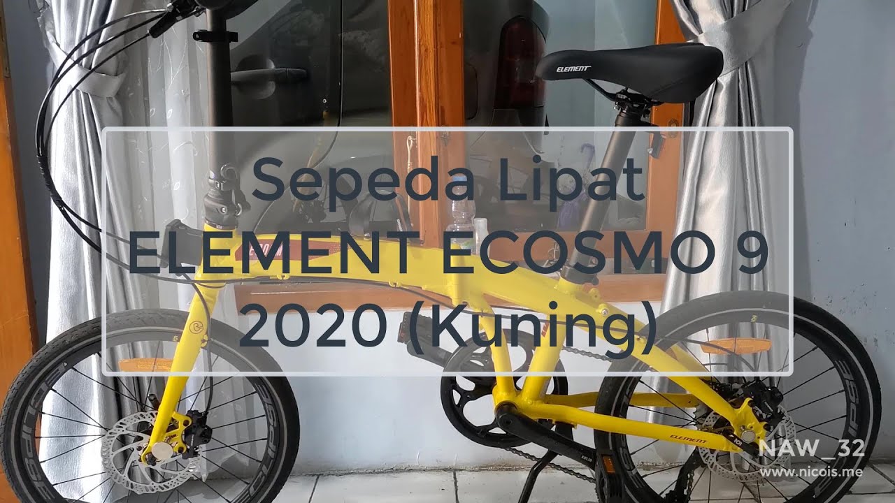 Tampilan dan Spesifikasi Sepeda Lipat Element Ecosmo 9 