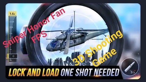 Sniper Honor Fan FPS 3D Gun Shooting Game 2021 Play  Video,Pubg AWN Head Shot Gun💗AKASH ALL GAMERZ 💗