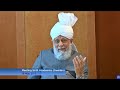 Mission of ahmadiyya huzoor answers journalists question  meeting with academics sweden  2016