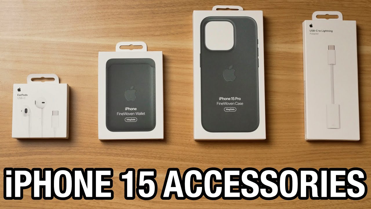 iPhone 15 ALL NEW Accessories! (FineWoven Case, Wallet & MORE!) YouTube